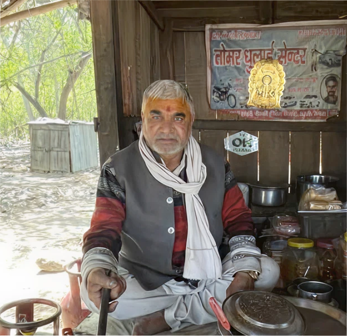 Bansi Lal testimonial portrait